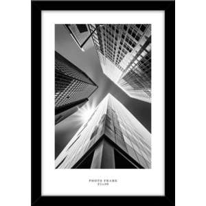 Černý nástěnný rámeček Styler Floryda, 24 x 33 cm obraz
