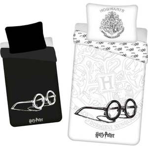 Bavlněné dětské povlečení na jednolůžko se svítícím efektem 140x200 cm Harry Potter – Jerry Fabrics obraz