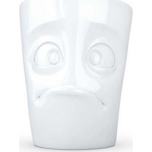 Bílý bezradný porcelánový hrnek s ouškem 58products obraz
