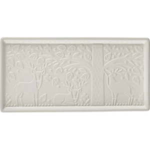 Bílý kameninový servírovací tác Mason Cash In the Forest, 30 x 15 cm obraz