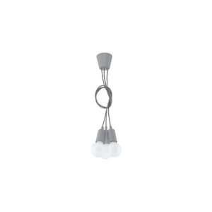 Šedé závěsné svítidlo ø 15 cm Rene – Nice Lamps obraz