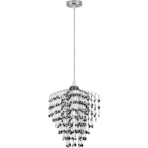 Závěsné svítidlo ve stříbrné barvě ø 30 cm Sardi – Candellux Lighting obraz