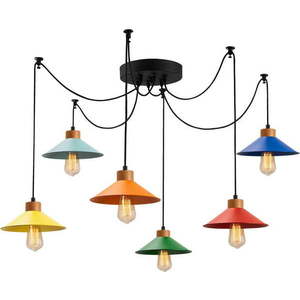 Závěsné svítidlo s kovovým stínidlem Manavgat – Opviq lights obraz