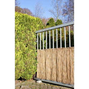 Balkonová zástěna z proutí v přírodní barvě 300x100 cm – Garden Pleasure obraz