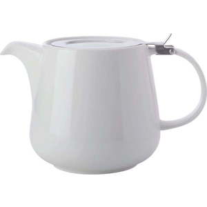 Bílá porcelánová čajová konvice se sítkem Maxwell & Williams Basic, 600 ml obraz
