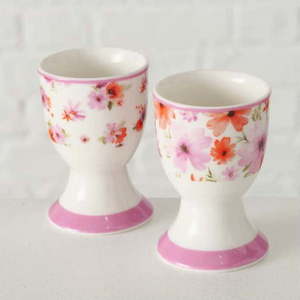 Sada 2 stojánků na vajíčka z kostního porcelánu Boltze Rosella obraz