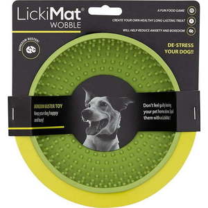 Lízací miska Wobble Light Green – LickiMat obraz