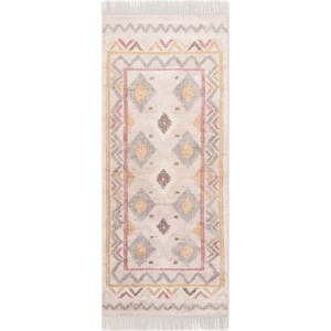 Krémový ručně tkaný jutový běhoun 80x200 cm Roya Imani – Elle Decoration obraz