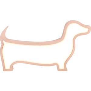 Růžová dětská lampička Dog – Candellux Lighting obraz
