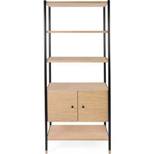 Černá knihovna v dekoru dubu 90x180 cm Jungend - Woodman obraz