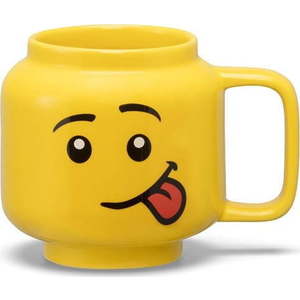 Žlutý keramický dětský hrnek 255 ml Head – LEGO® obraz