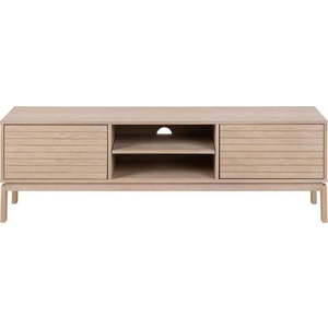 TV stolek v dekoru dubu v přírodní barvě 160x50 cm Linley – Actona obraz