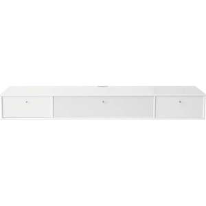 Bílý TV stolek 176x22 cm Mistral – Hammel Furniture obraz
