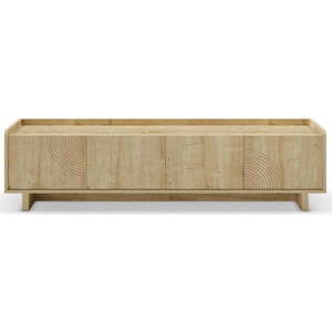 TV stolek v dekoru dubu v přírodní barvě 180x45x40 cm Daira – Marckeric obraz