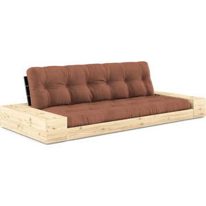 Rozkládací pohovka v cihlové barvě 244 cm Base – Karup Design obraz