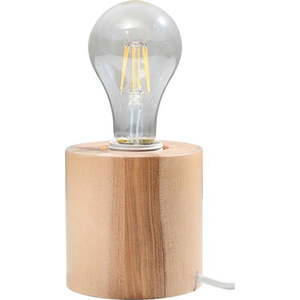 Dřevěná stolní lampa Nice Lamps Elia obraz