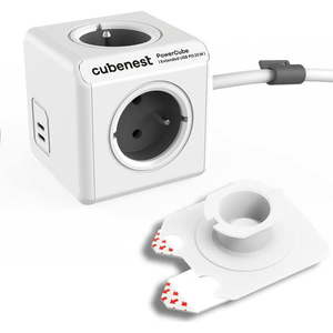 Rozbočovací zásuvka PowerCube Extended USB – Cubenest obraz