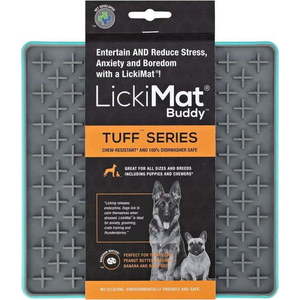 Lízací podložka Buddy Tuff Turquoise – LickiMat obraz