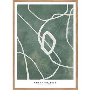 Obraz 52x72 cm Green Grafica – Malerifabrikken obraz