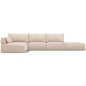 Béžová rohová pohovka (levý roh) Vanda – Mazzini Sofas obraz