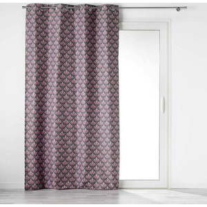 Růžovo-šedý zatemňovací závěs z mikrovlákna 135x260 cm Surya – douceur d'intérieur obraz