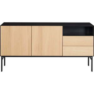 Černá nízká komoda v dekoru dubu 180x89 cm Edge by Hammel - Hammel Furniture obraz