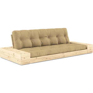 Rozkládací pohovka v hořčicové barvě 244 cm Base – Karup Design obraz