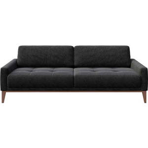 Antracitově šedá pohovka MESONICA Musso Tufted, 210 cm obraz