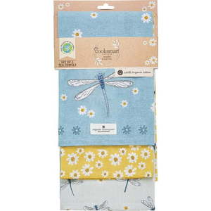 Utěrky z bio bavlny v sadě 3 ks 45x65 cm English Meadow – Cooksmart ® obraz