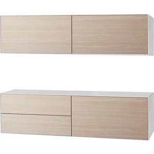 Nízká komoda v dekoru dubu v sadě 2 ks 180x46 cm Edge by Hammel - Hammel Furniture obraz