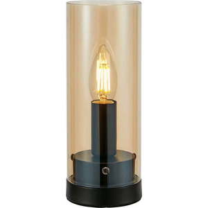 Oranžová stolní lampa se skleněným stínidlem (výška 23 cm) Post – Markslöjd obraz
