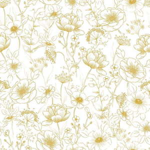 Dětská tapeta 10 m x 50 cm Flowers Botany – Lilipinso obraz