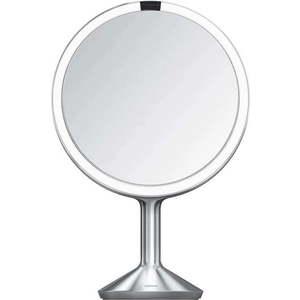 Kosmetické zvětšovací zrcadlo s osvětlením (5x) ø 25 cm Sensor Trio Max – simplehuman obraz