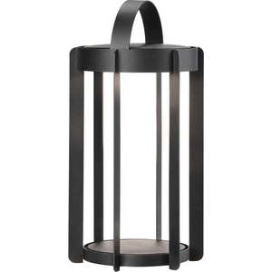 Černá venkovní LED lucerna na USB (výška 30 cm) Firefly – Zone obraz