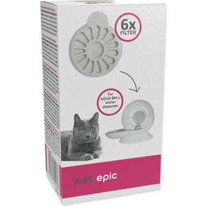 Filtry do vodní fontány v sadě 6 ks pro kočku Epic Pet Aqua Ball – Plaček Pet Products obraz
