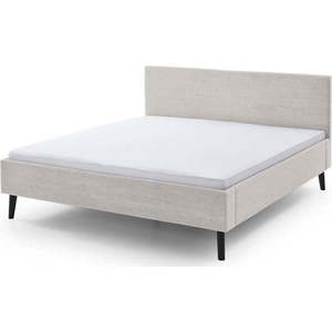 Béžová čalouněná dvoulůžková postel 180x200 cm Avola – Meise Möbel obraz