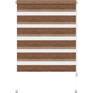 Hnědá roleta den a noc 80x150 cm Zebra Natur – Gardinia obraz