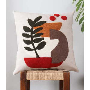 Lněný dekorační polštář 43x43 cm Begonya – Mioli Decor obraz