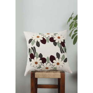 Lněný dekorační polštář 43x43 cm Papatya – Mioli Decor obraz