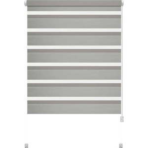 Šedá roleta den a noc 97x150 cm Zebra – Gardinia obraz