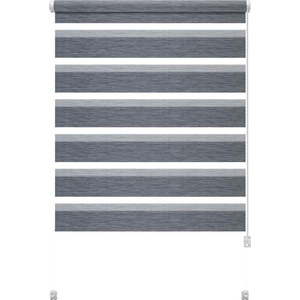 Šedá roleta den a noc 80x150 cm Zebra Natur – Gardinia obraz