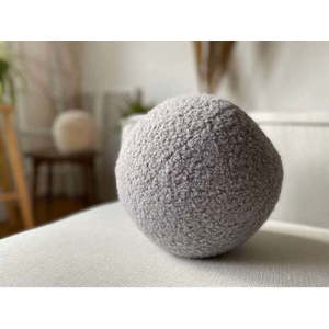 Dekorační polštář z materiálu bouclé ø 25 cm Top – Mioli Decor obraz