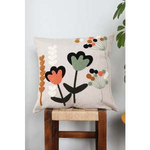 Lněný dekorační polštář 43x43 cm Lale – Mioli Decor obraz