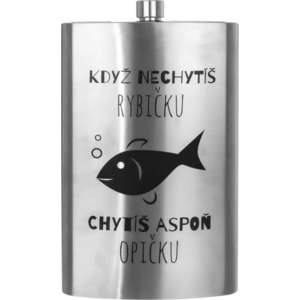 Nerezová placatka ve stříbrné barvě 2 l – Orion obraz