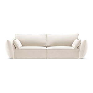 Béžová sametová pohovka 208 cm Vanda – Mazzini Sofas obraz