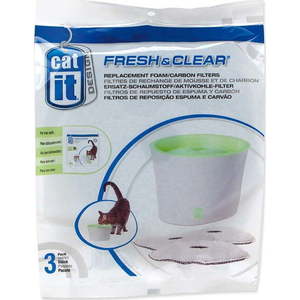 Filtry do vodní fontány v sadě 3 ks pro kočku Catit Fresh&Clear – Plaček Pet Products obraz