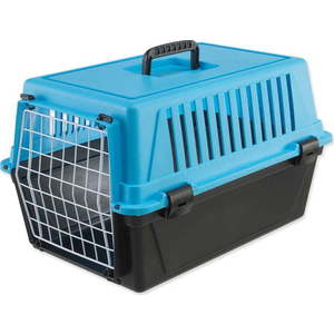 Černá/světle modrá přepravka pro domácího mazlíčka 32x48 cm Ferplast Atlas 10 – Plaček Pet Products obraz