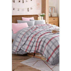 Šedý přehoz 180x220 cm Warm Soft – Mijolnir obraz