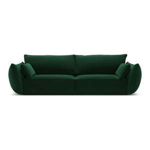 Tmavě zelená sametová pohovka 208 cm Vanda – Mazzini Sofas obraz