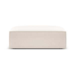 Béžová sametová podnožka Vanda – Mazzini Sofas obraz
